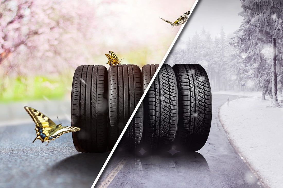 Usar pneus de verão no inverno: uma má ideia